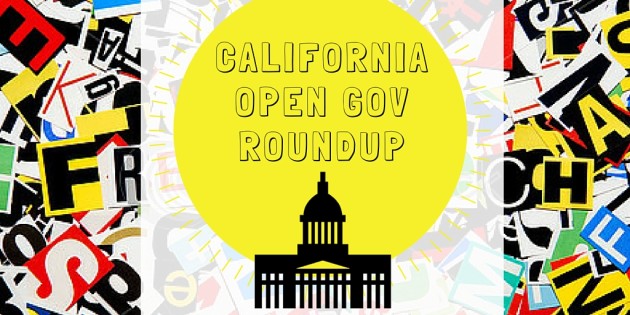 California Open Gov Roundup