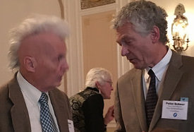 Citizen activist Bill Branch with Peter Scheer